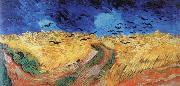 Vincent Van Gogh wheat field with crows painting